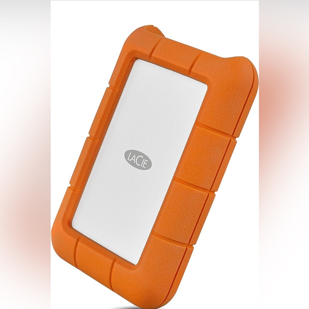 LaCie Rugged Thunderbolt USB-C 2TB External Hard Drive Portable HDD